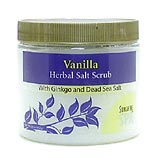Herbal Salt Scrub Vanilla with Ginkgo Leaf Extract & Celtic Sea Salt