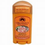 Organic Fruit Blend  Grapefruit & Wild Ginger Deodorant
