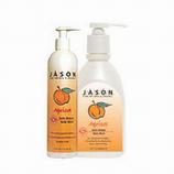 Satin Shower Body Wash and Bubbling Bath, Apricot Body Wash