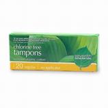 Chlorine Free Organic Cotton Tampons-Regular