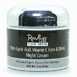 Men's Alpha Lipoic Acid Vitamin C Ester & DMAE Night Cream