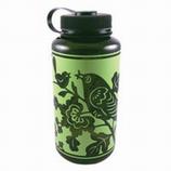 Green Bird Water Bottle
