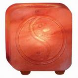 Salt Tea Light Holder, Yin Yang